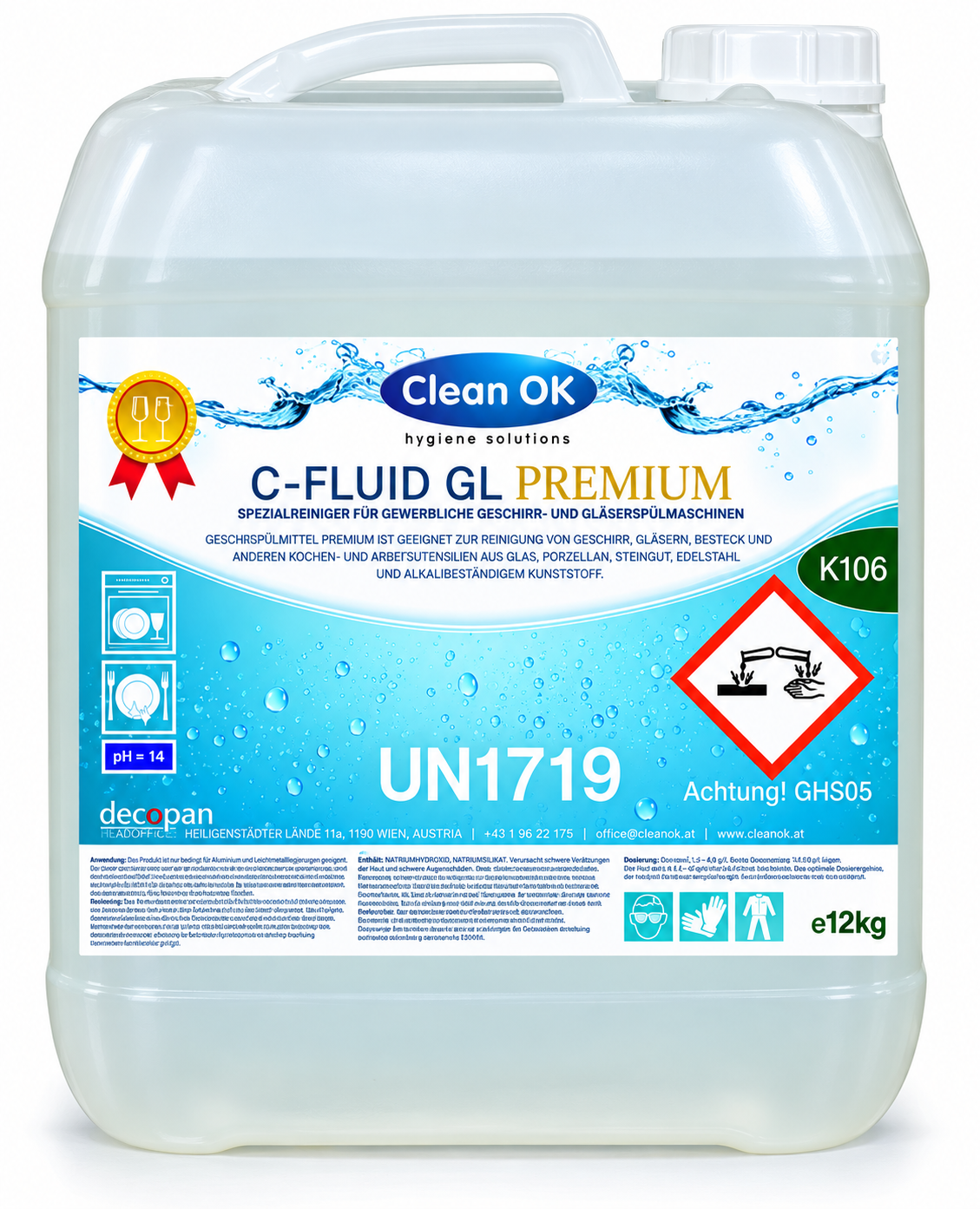 C-Fluid GL PREMIUM Gläser- & Geschirrreiniger