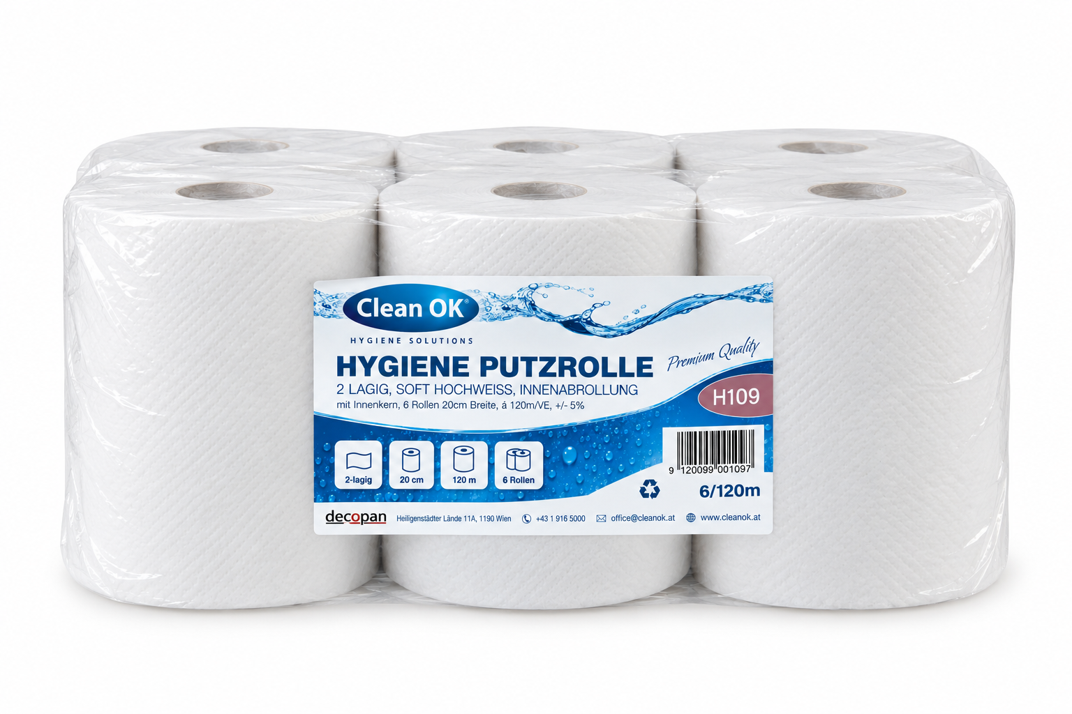Hygiene Putzrolle 2 Lg